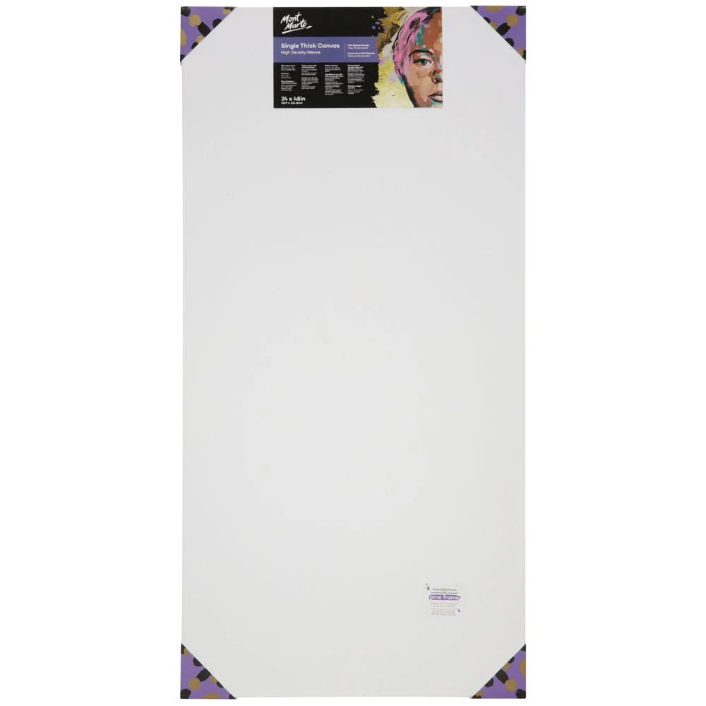 Lienzo Canvas MontMarte Signature Panel 60.9x121.8cm 24x48" Tela de Algodon 380GSM Marco de Pino CMST6012