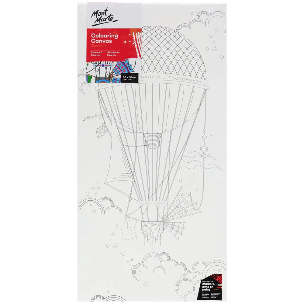 Lienzo MontMarte Signature 30x60cm para Colorear Cartoon CACL3060C