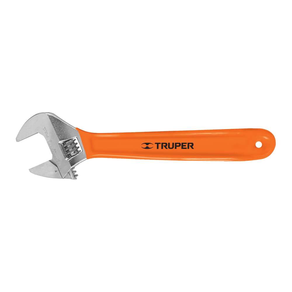 Llave Crescent Truper con Grip de 12
