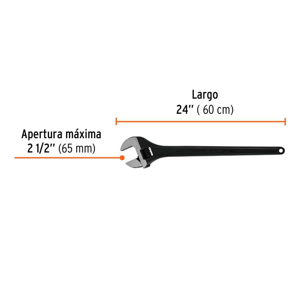 Llave Crescent Truper Expert Pavonada de 24