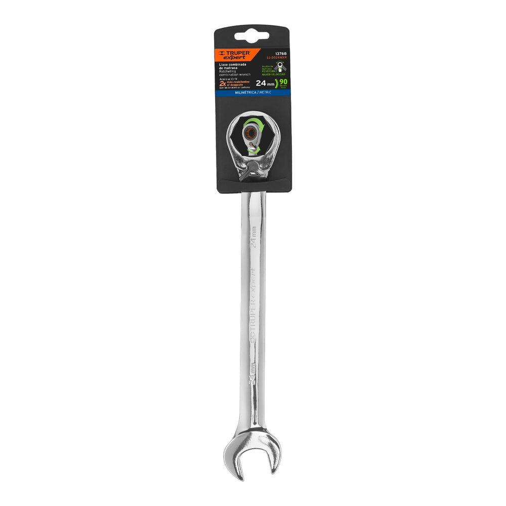 Llaves Combinadas Truper Expert de 24 mm Cromo Vanadio