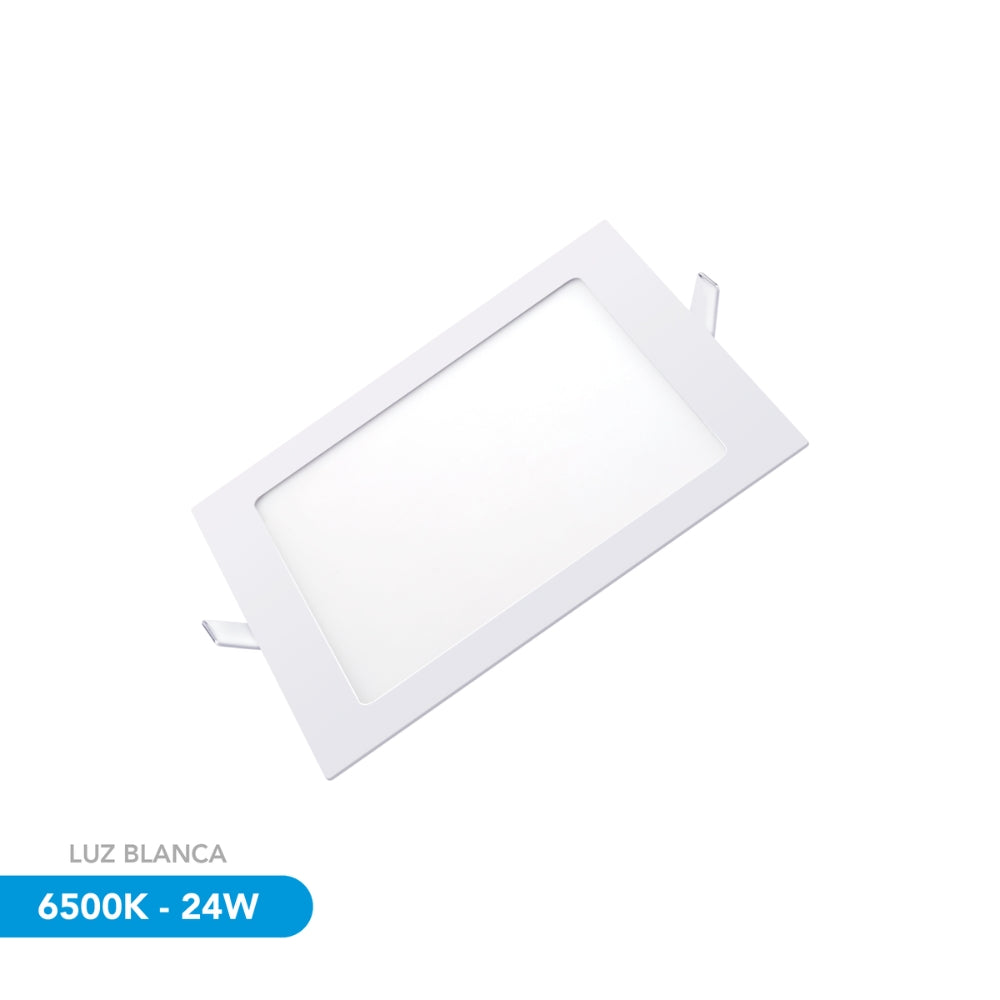 Luz LED Dimax Cuadrada de Empotrar 24W Luz Blanca 6500K S151
