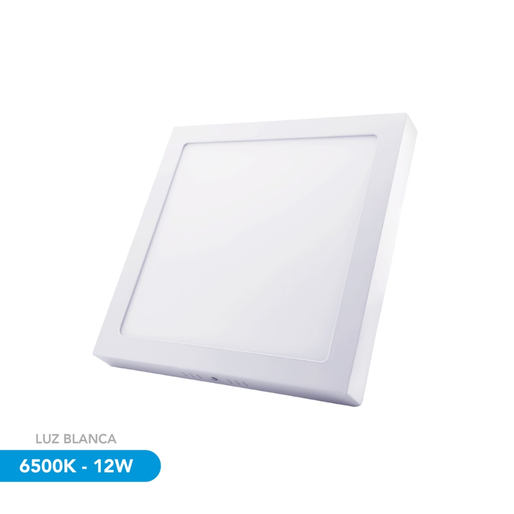 Luz LED Dimax Redonda de Sobreponer 12W Luz Blanca 6500K S157