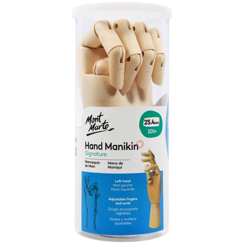 Mano Izquierda de Maniqui MontMarte Signature de 25cm Dedos y Muñeca Ajustables MAXX0035