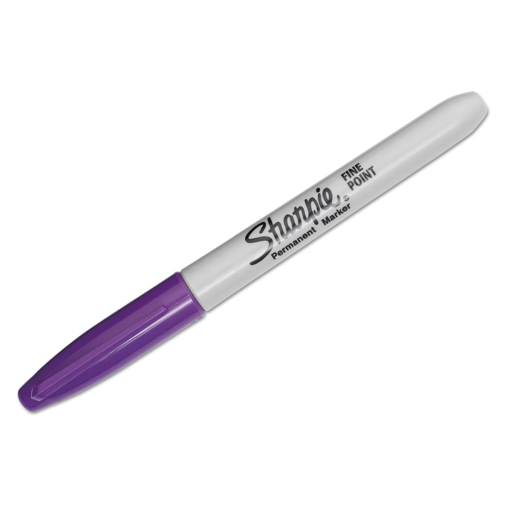 Marcador Sharpie Permanente punta Fina color Morado 30008
