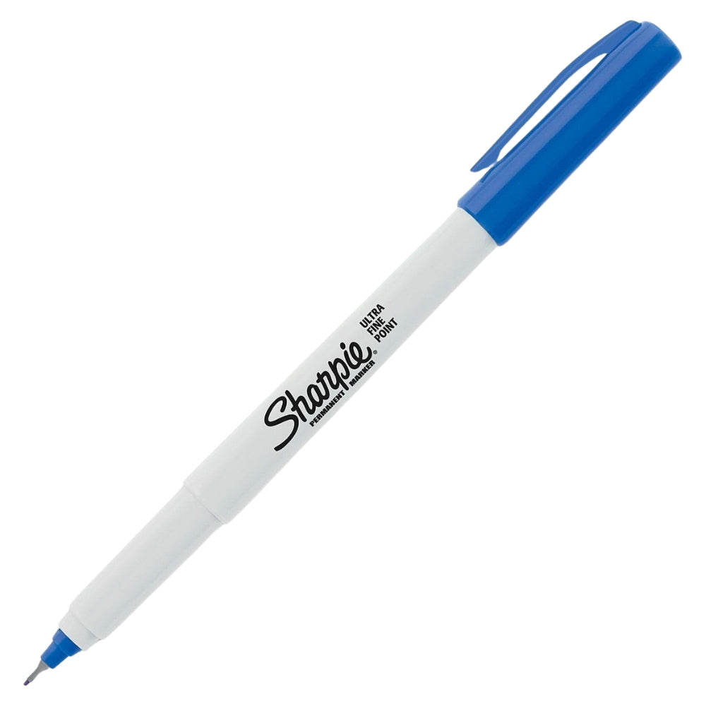 Marcador Sharpie Tinta a Base de Aceite punta Extra Fina color Azul 1875032