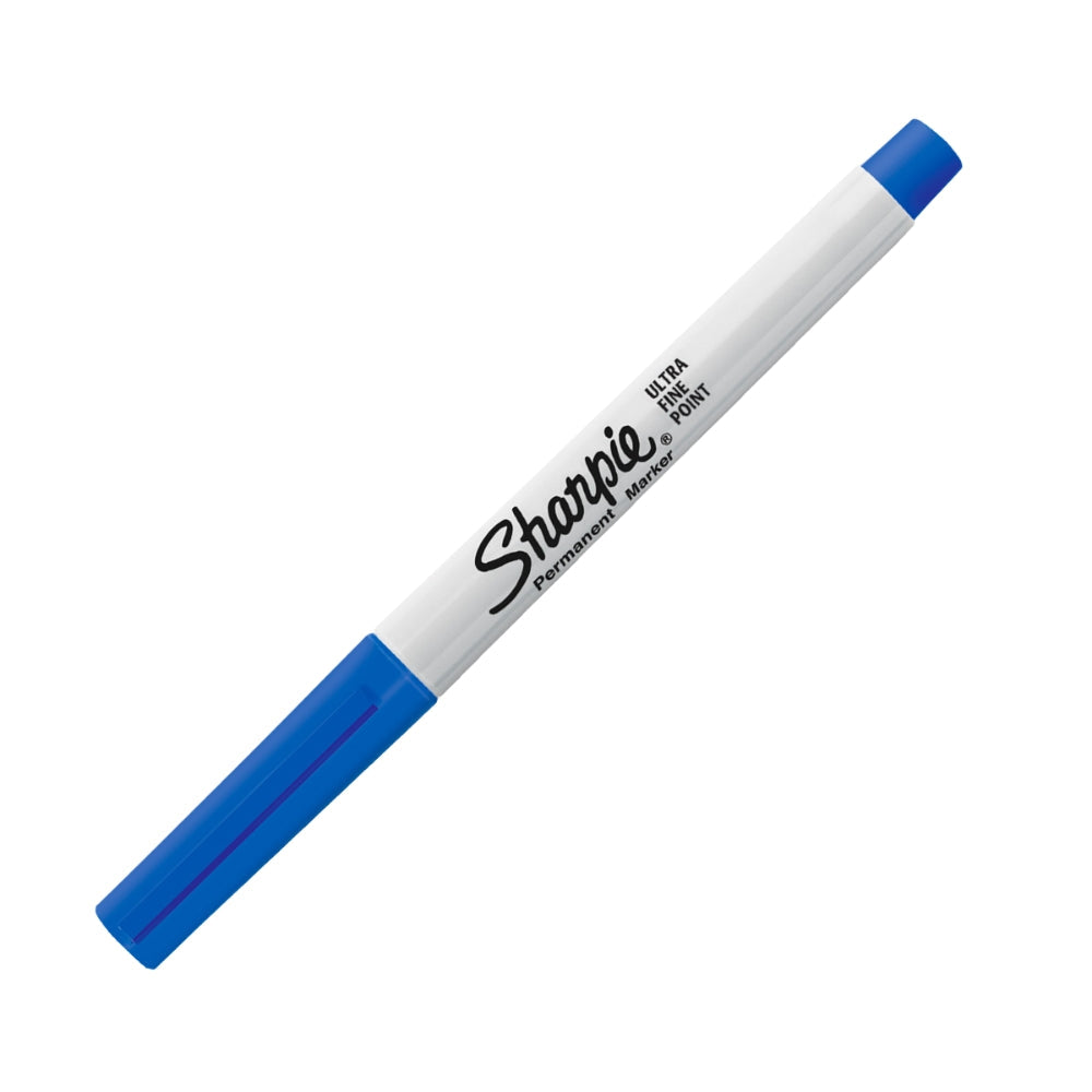 Marcador Sharpie Tinta a Base de Aceite punta Extra Fina color Azul 1875032