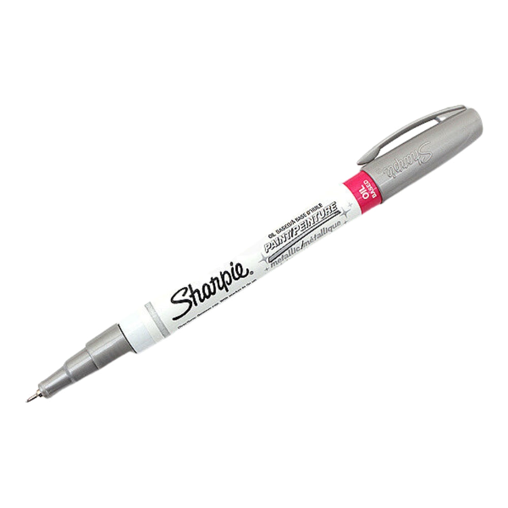 Marcador Sharpie Tinta a Base de Aceite punta Extra Fina color Plateado 1875036