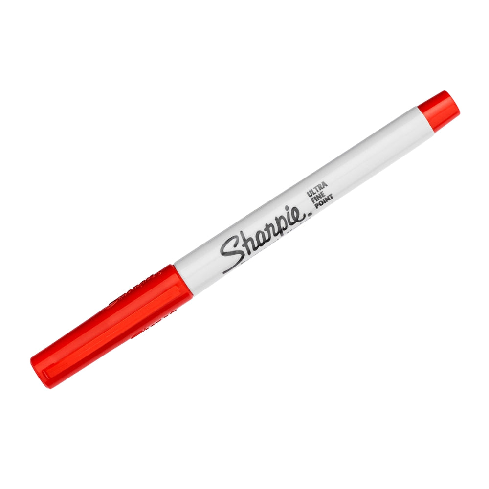 Marcador Sharpie Tinta a Base de Aceite punta Extra Fina color Rojo 1875031