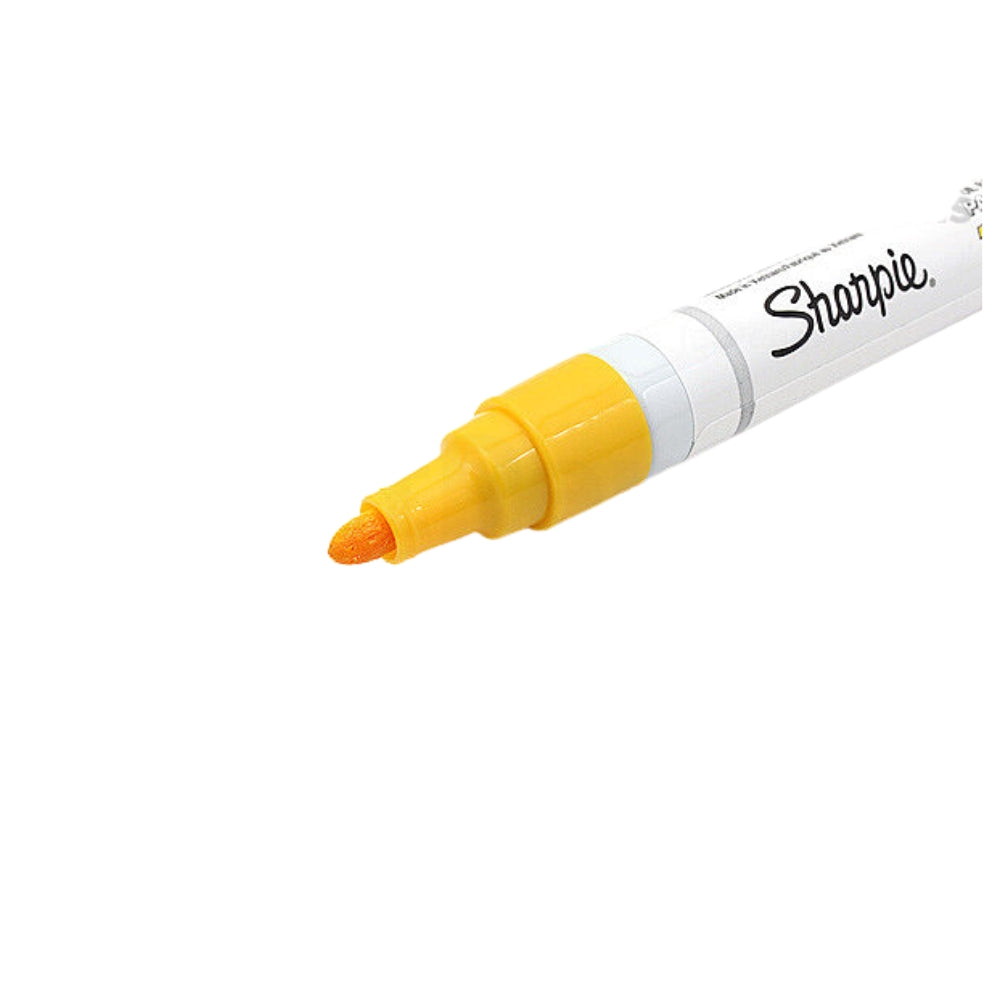 Marcador Sharpie Tinta a Base de Aceite punta Media color Amarillo 1875042