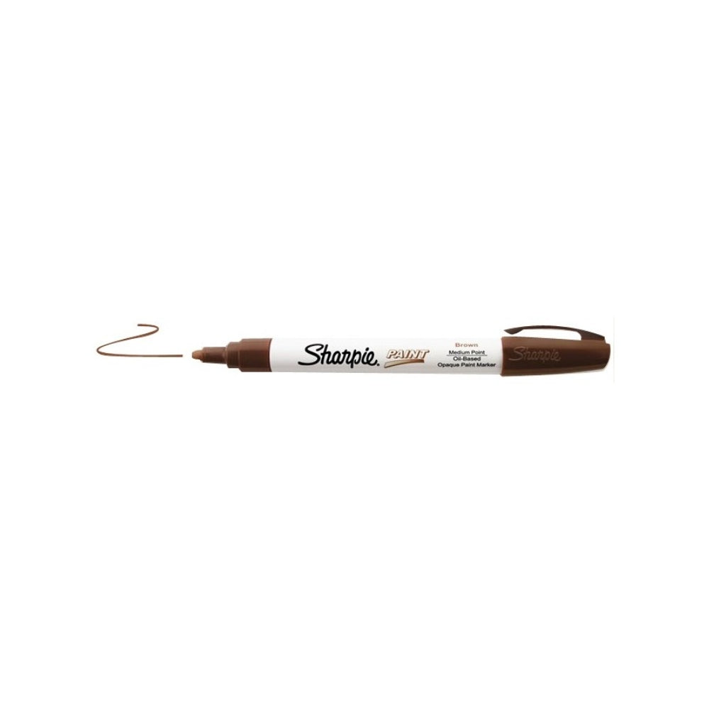 Marcador Sharpie Tinta a Base de Aceite punta Media color Marron 1875041