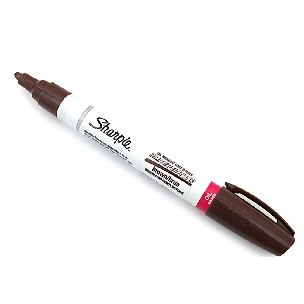 Marcador Sharpie Tinta a Base de Aceite punta Media color Marron 35553