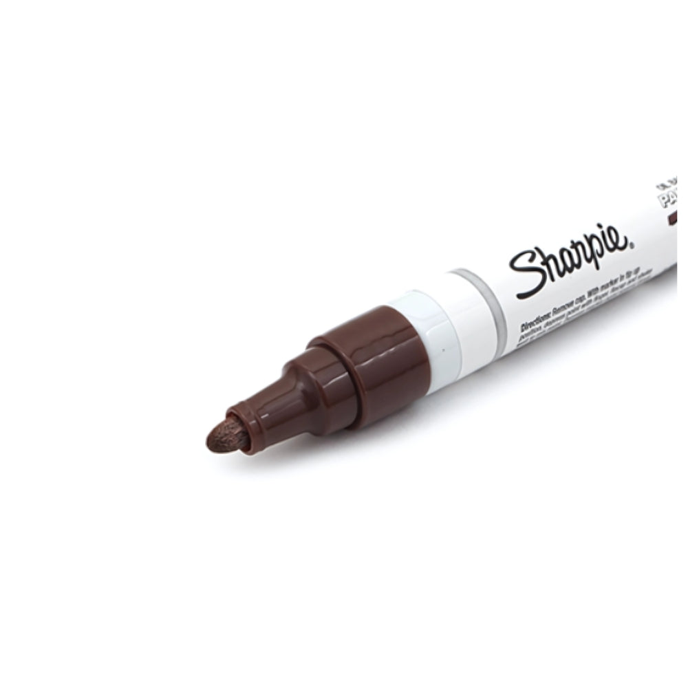Marcador Sharpie Tinta a Base de Aceite punta Media color Marron 35553