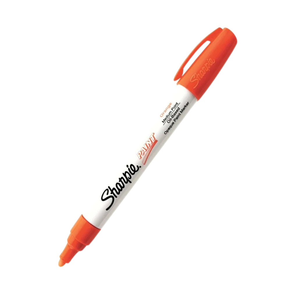 Marcador Sharpie Tinta a Base de Aceite punta Media color Naranja 1875045