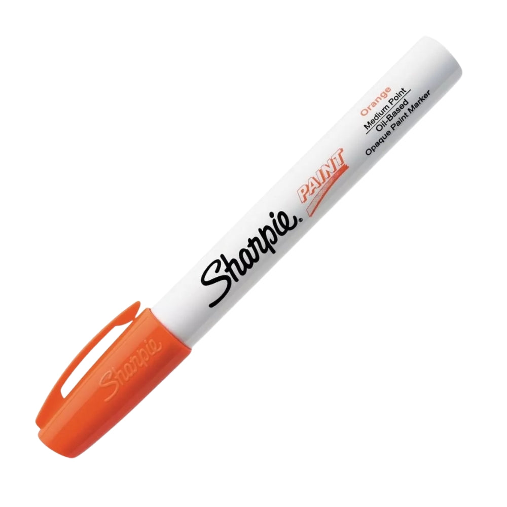 Marcador Sharpie Tinta a Base de Aceite punta Media color Naranja 1875045