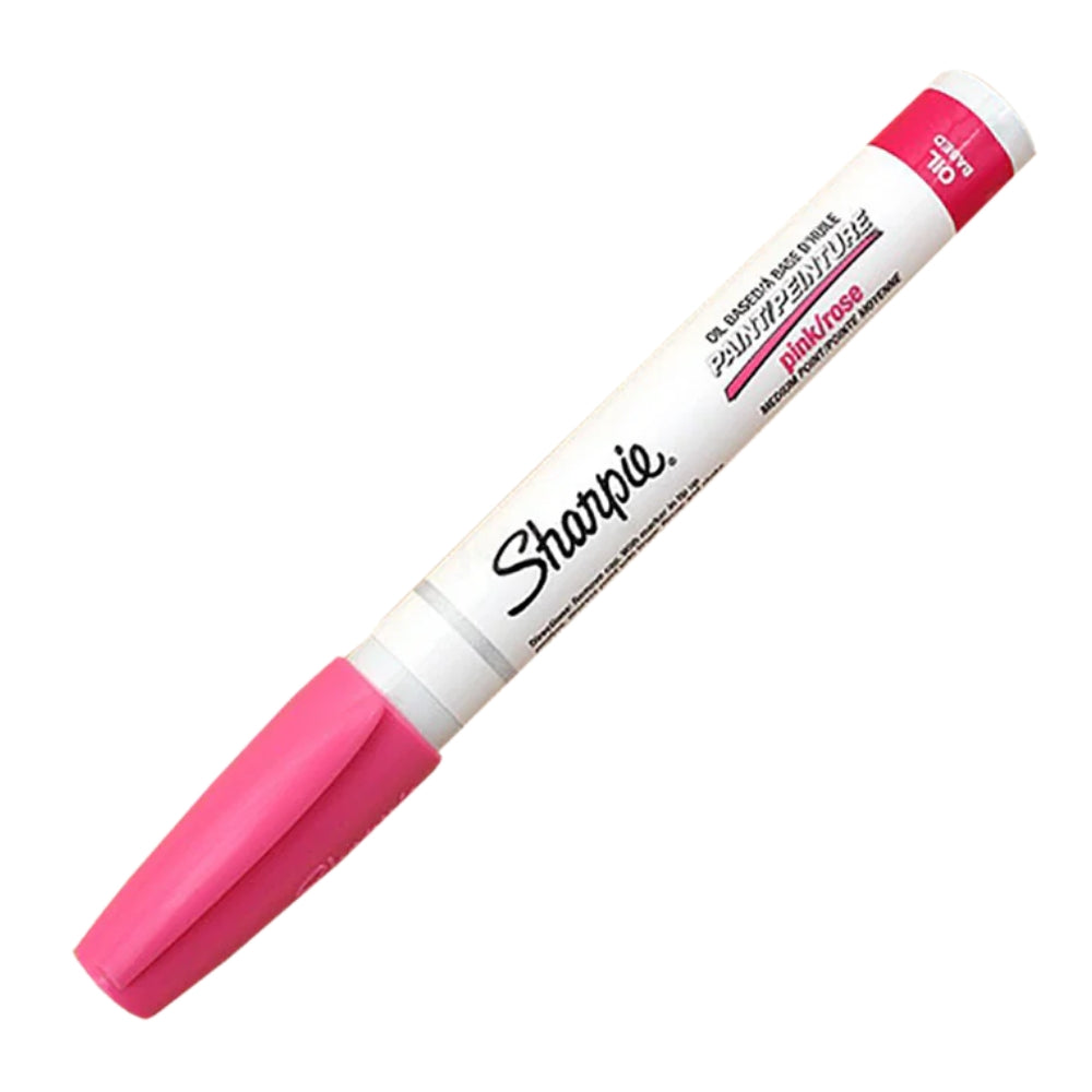 Marcador Sharpie Tinta a Base de Aceite punta Media color Rosado 1875043