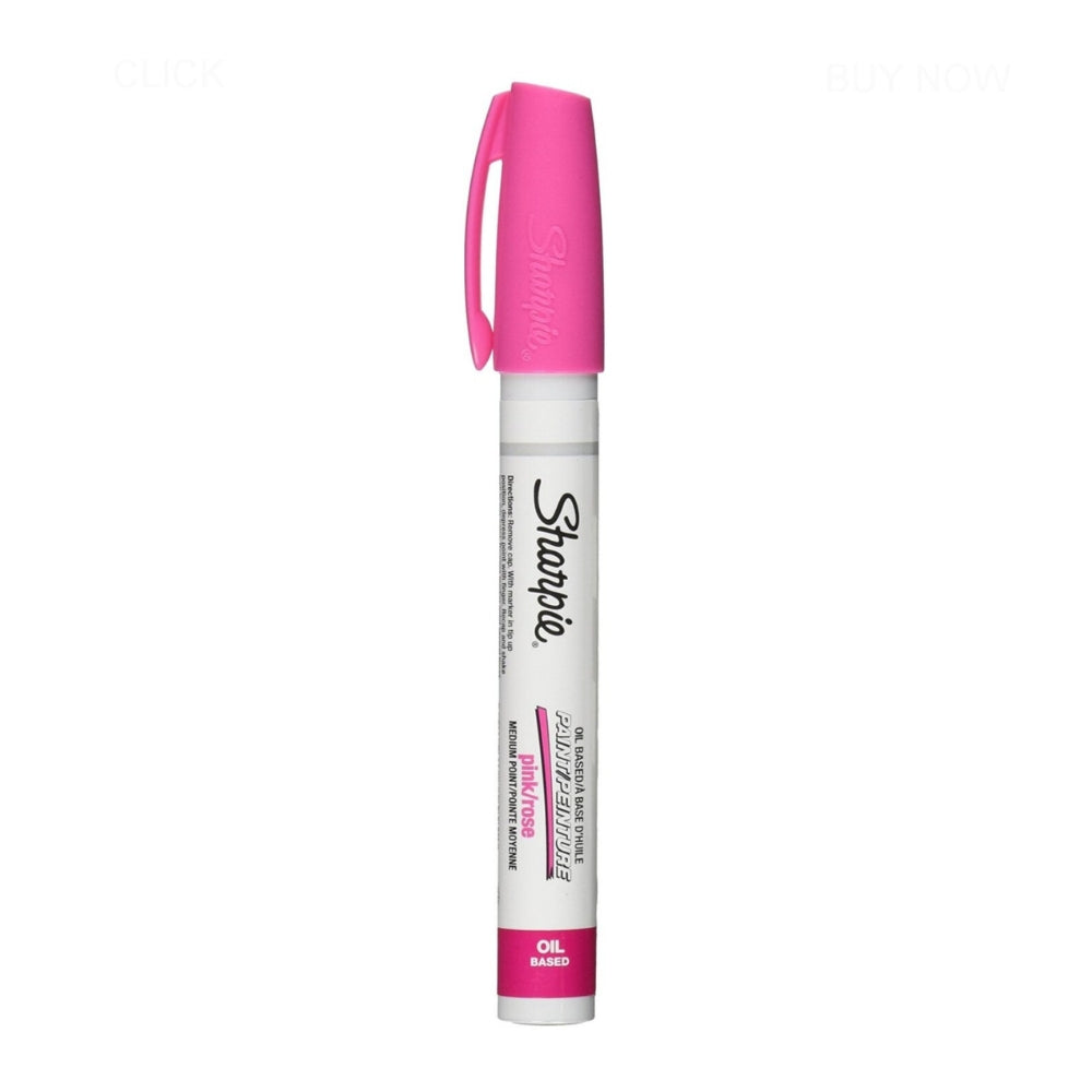 Marcador Sharpie Tinta a Base de Aceite punta Media color Rosado 35555