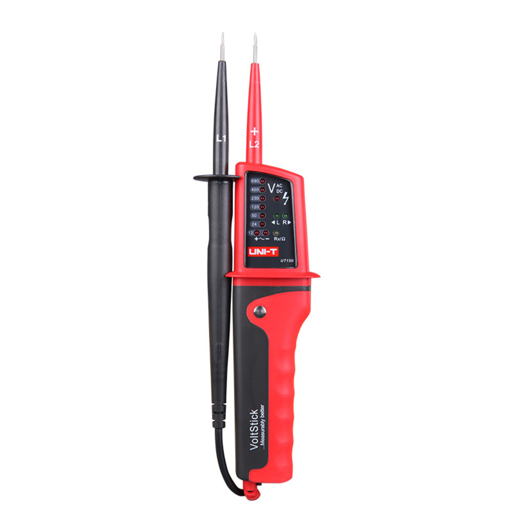 Medidor Digital Uni-t de Voltaje 12 a 690V AC DC Auto Rango UT15C