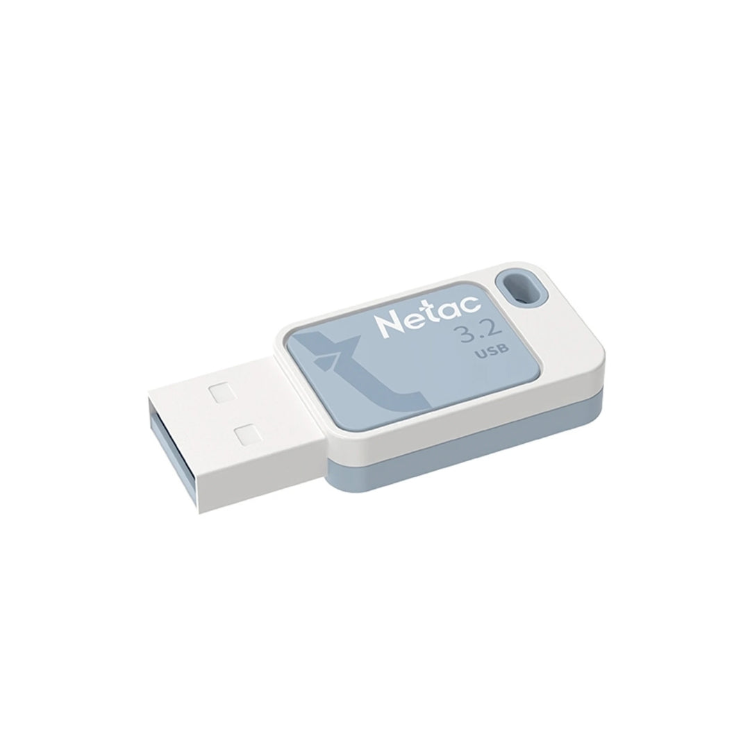 Memoria Flash Netac 64GB USB 3.2 Soporta Software de Encriptado Material ABS color Azul NT03UA31N-064G-32BL