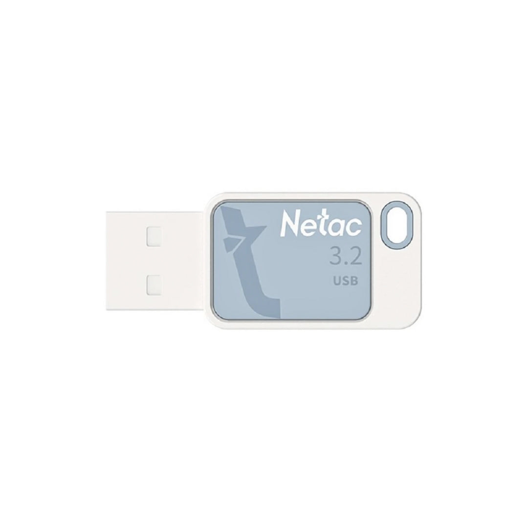 Memoria Flash Netac 64GB USB 3.2 Soporta Software de Encriptado Material ABS color Azul NT03UA31N-064G-32BL