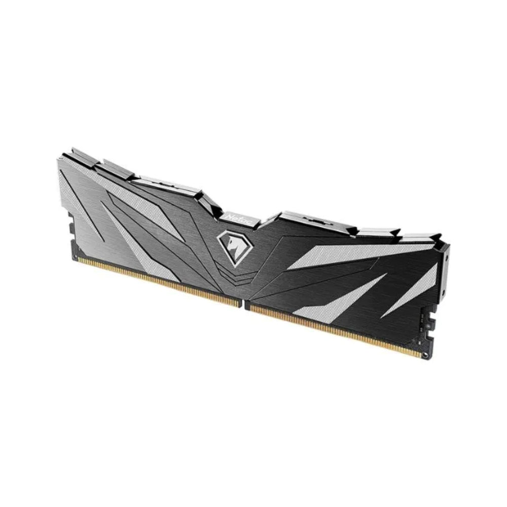 Memoria RAM Netac DDR5 16GB 4800MHz UDIMM con Disipador color Negro NTSWD5P48SP-16K