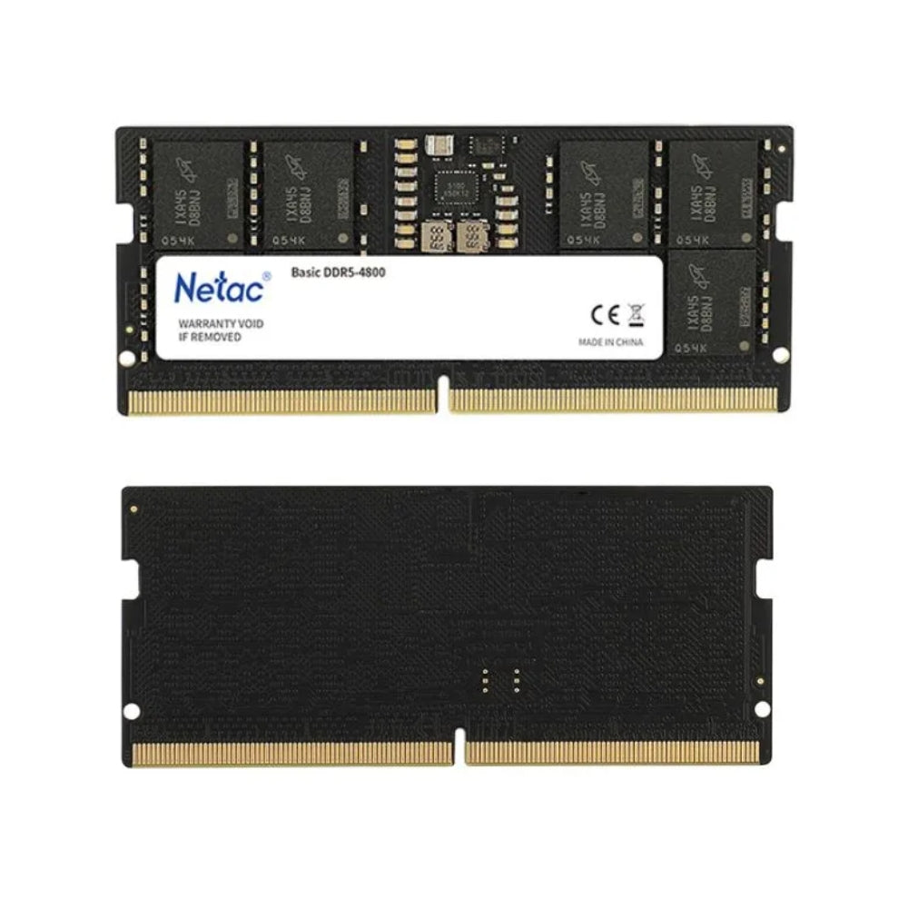 Memoria RAM Netac DDR5 8GB Basic SODIMM para Laptops NTBSD5N48SP-08