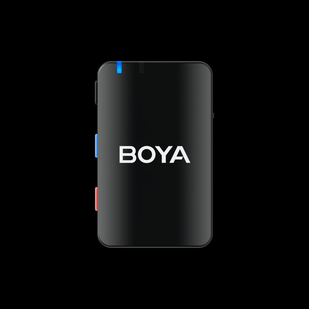 Microfono Inalambrico Boya Todo en Uno Boton Integrado Cancelacion de Ruido Alcance hasta 300m 8GB de Memoria Interna BOYAMIC