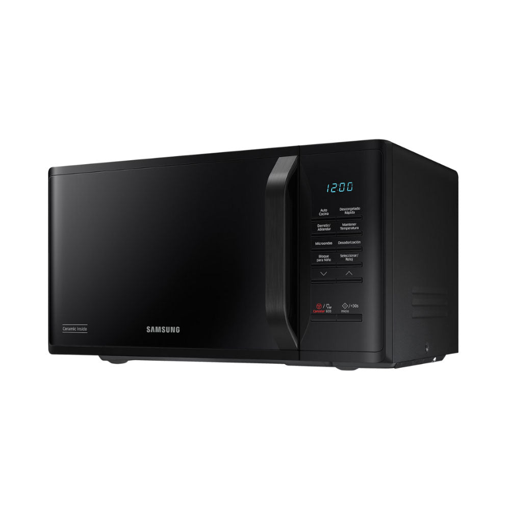 Microondas Samsung Esmalte Cerámico 23L MS23K3513AK/ZS