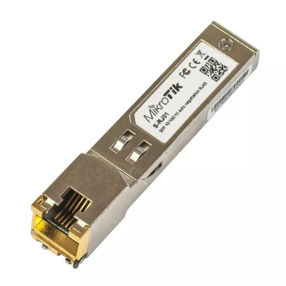 Modulo SFP Mikrotik con Puerto RJ45 Gigabit Cumple SFP MSA S-RJ01