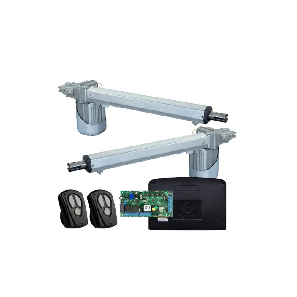 Motor Pivotante Garen Pivo Duo 1/4HP con Brazo 0.5M y 2 Controles Remotos 433MHz