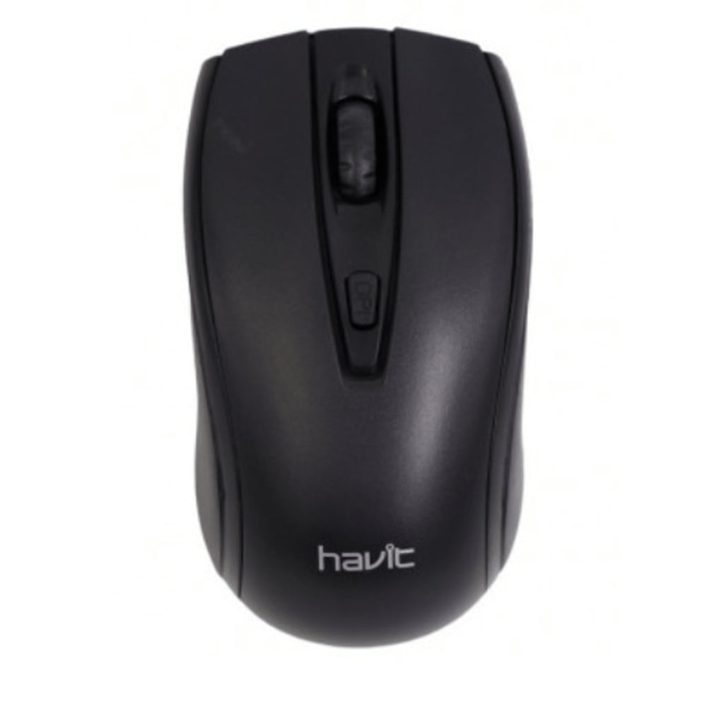 Mouse Havit Inalambrico Hasta 1600 DPI con 4 Botones Alcance Hasta 10m Color Negro MS858GT