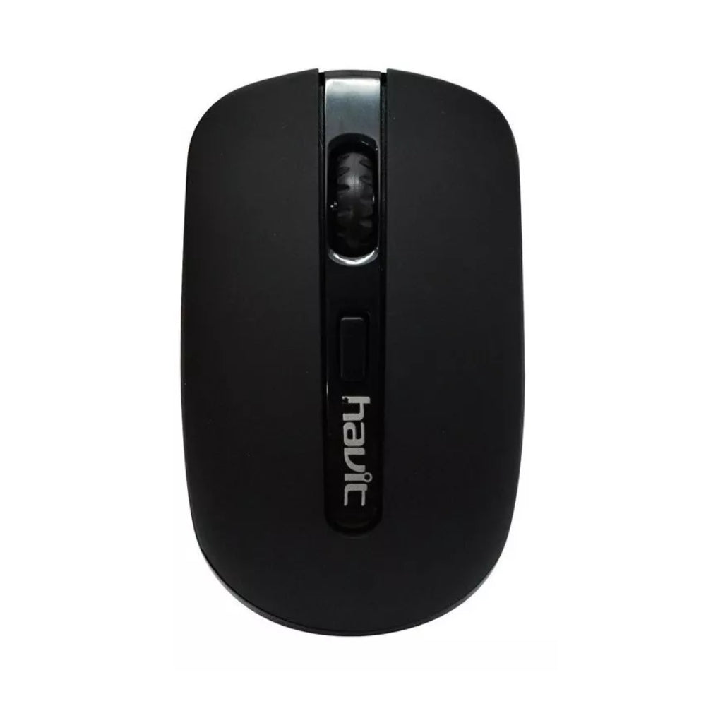 Mouse Havit Inalambrico Resolucion hasta 1600 DPI de 4 Teclas color Negro HV-MS989GT
