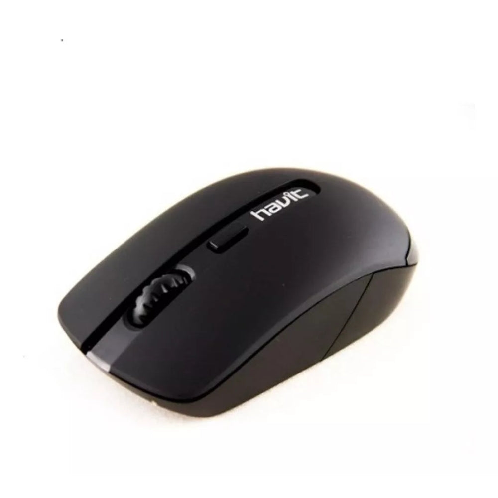 Mouse Havit Inalambrico Resolucion hasta 1600 DPI de 4 Teclas color Negro HV-MS989GT