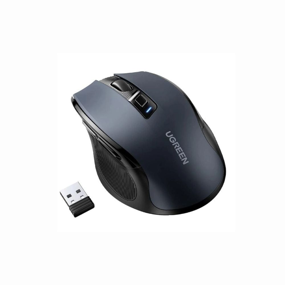 Mouse Inalámbrico Ergonómico 2.4G Negro