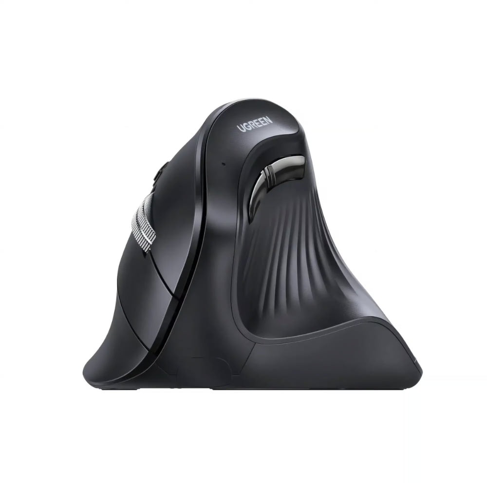 Mouse Ugreen Inalambrico Dual Vertical conecta hasta 3 Dispositivos en Simultaneo Bluetooth 5.0 y USB-A 2.4GHz compatible con Windows MAC Android y Chrome OS hasta 4000 DPI 25444