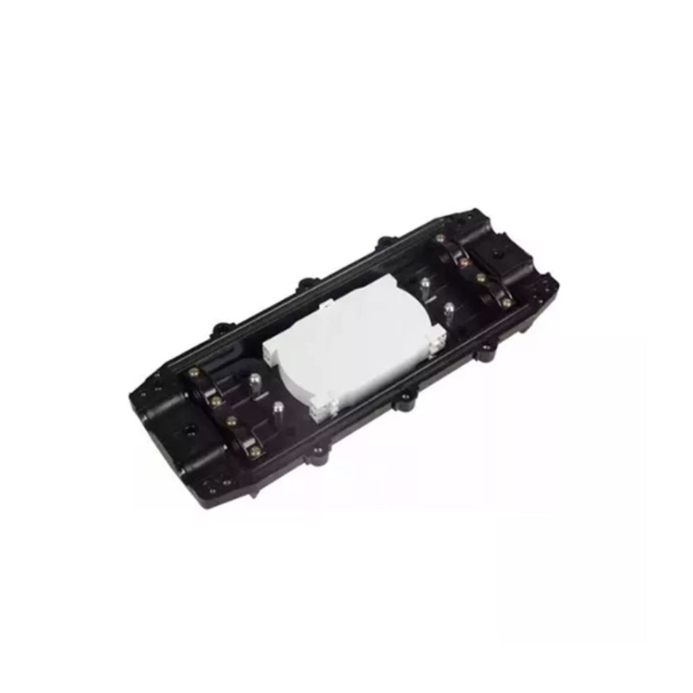 Mufla o Caja de Empalme Dimax Rectangular para Exterior 2 Entradas 2 Salidas 4 Bandejas 24 Nucleos IP68 C835