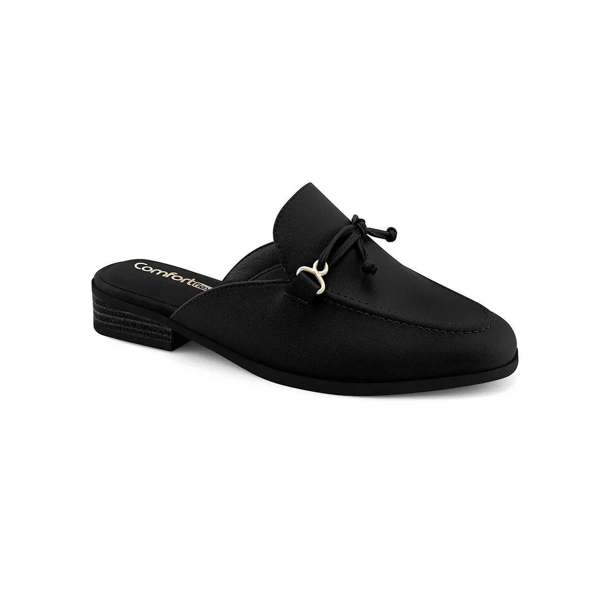 Mule Confortflex con Detalle de Corbata