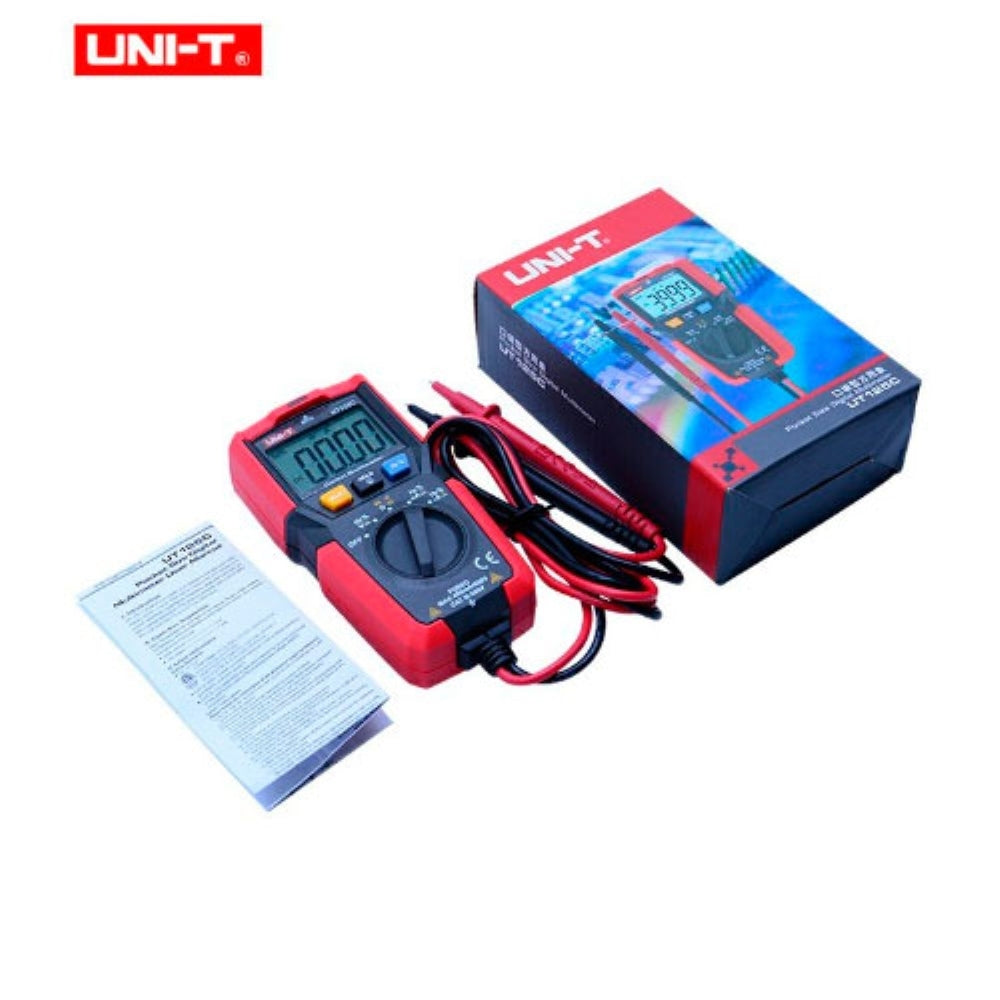 Multimetro Uni-t Digital de Bolsillo Voltaje hasta 600 AC DC Corriente hasta 400mA AC DC UT125C