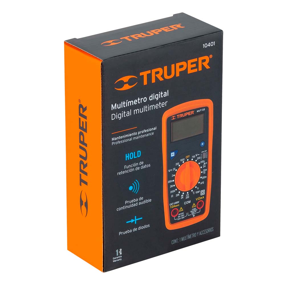 Multímetro Digital Truper Junior