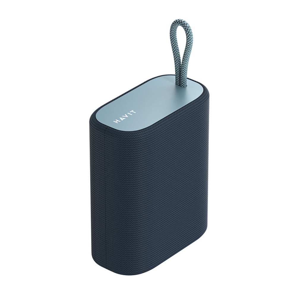 Parlante Bluetooth Havit Portátil 5W, Bluetooth 5.3, Batería hasta 6 horas, USB-C, AUX, Color Azul