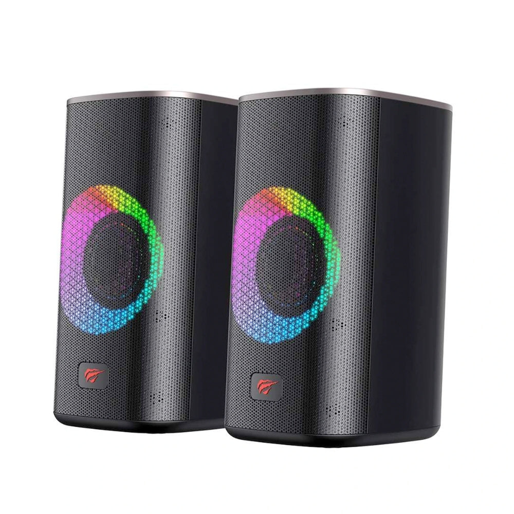 Parlante Havit Gamer RGB USB 2.0 BT 5.0 Alcance 10 Metros Conexion USB y 3.5mm SK212-BO