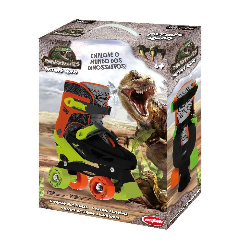 Patines Quad Dinosaurio Talla M (35-38)