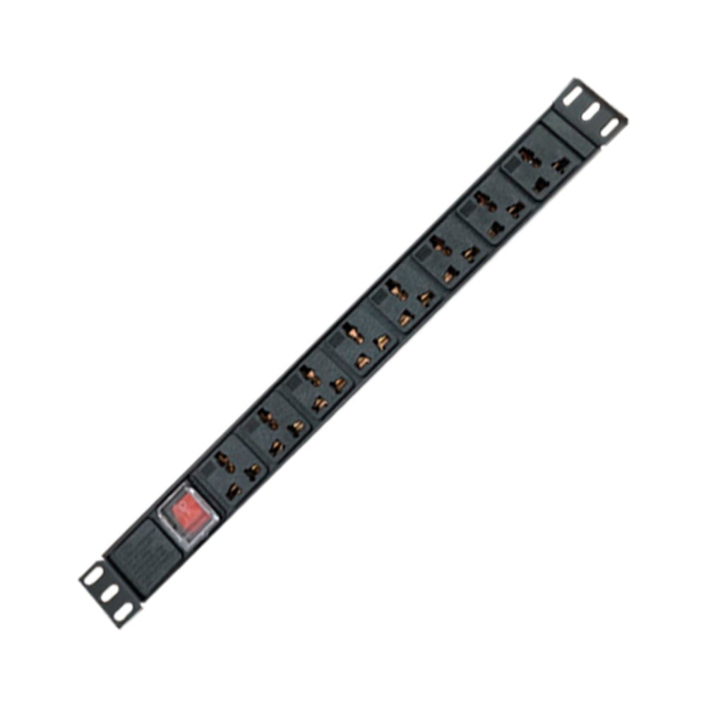 PDU Dimax para Rack de 19" con 8 Tomas tipo Nema 5-15 220Vac 15Amp 1875W Cable de 170cm C755