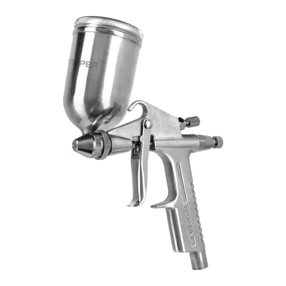 Pistola de Aluminio Truper de 05 mm con Vaso Aluminio gravedad LVMP