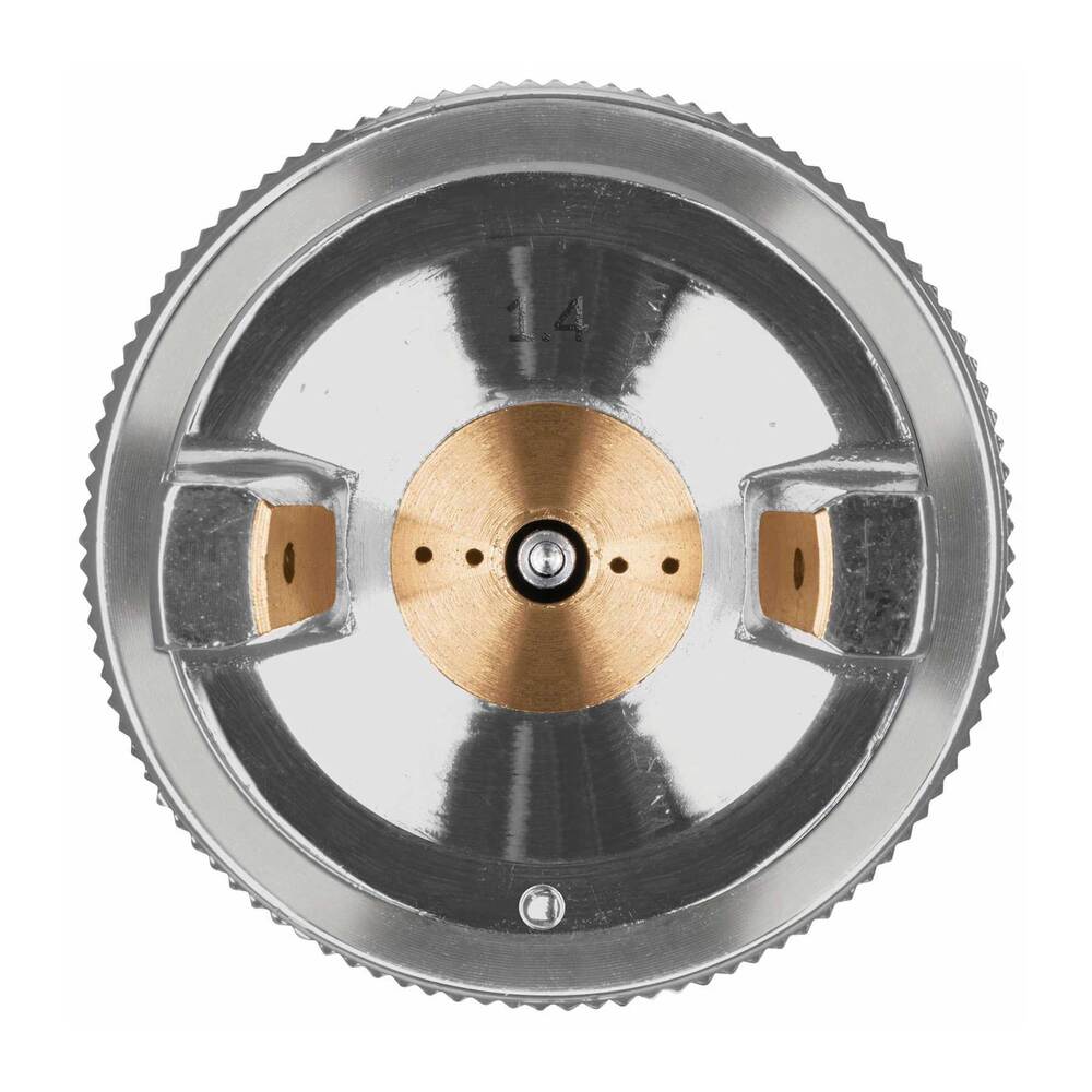 Pistola de Aluminio Truper de 14 mm con Vaso Plastico gravedad LVLP