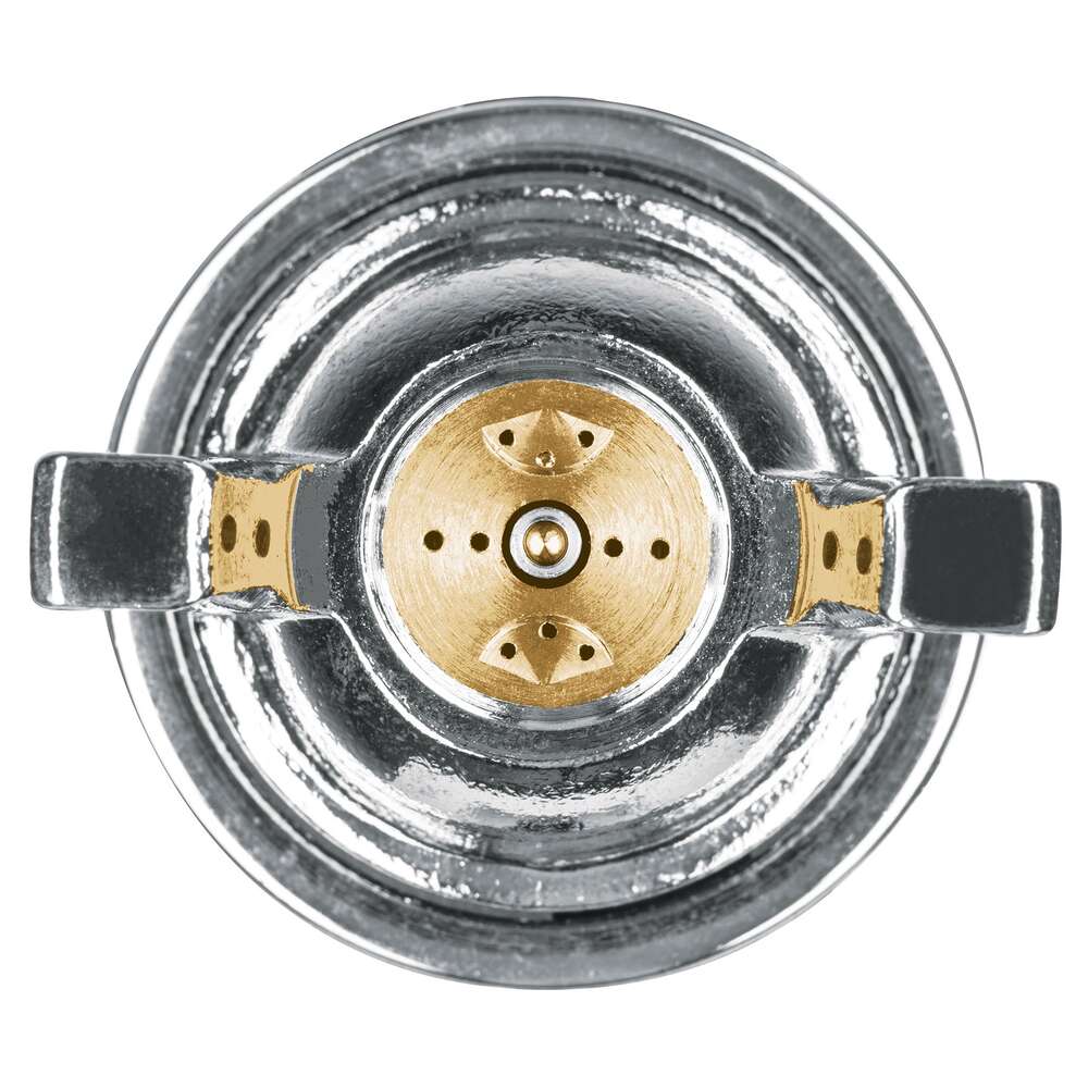 Pistola de Aluminio Truper de 14 mm con Vaso Plastico gravedad LVMP