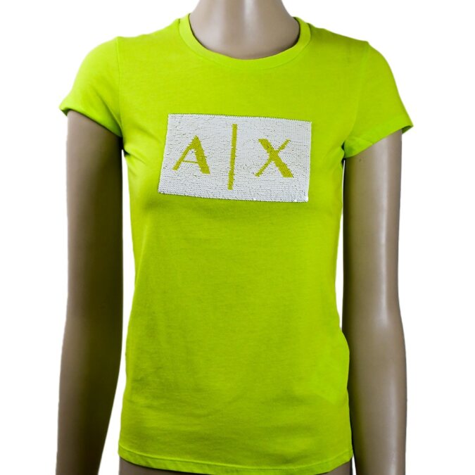 Polera Armani Exchange en Color Lima