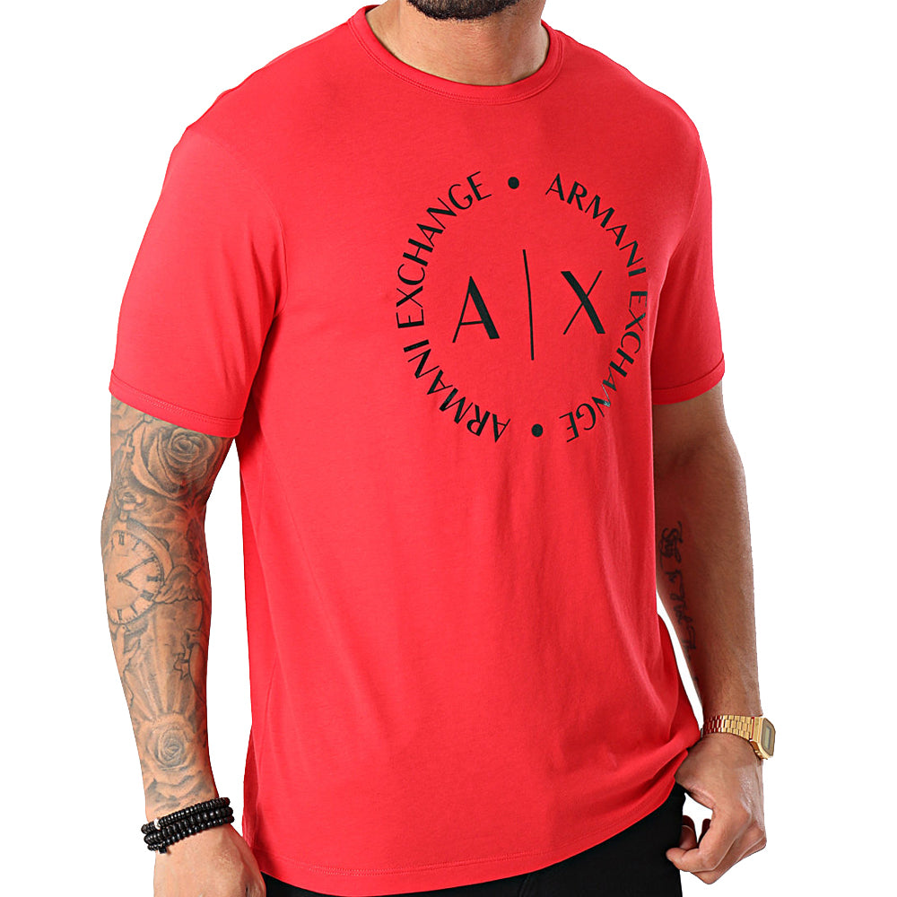 Polera Armani Exchange en Rojo Absoluto