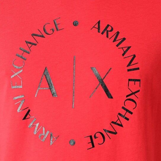 Polera Armani Exchange en Rojo Absoluto