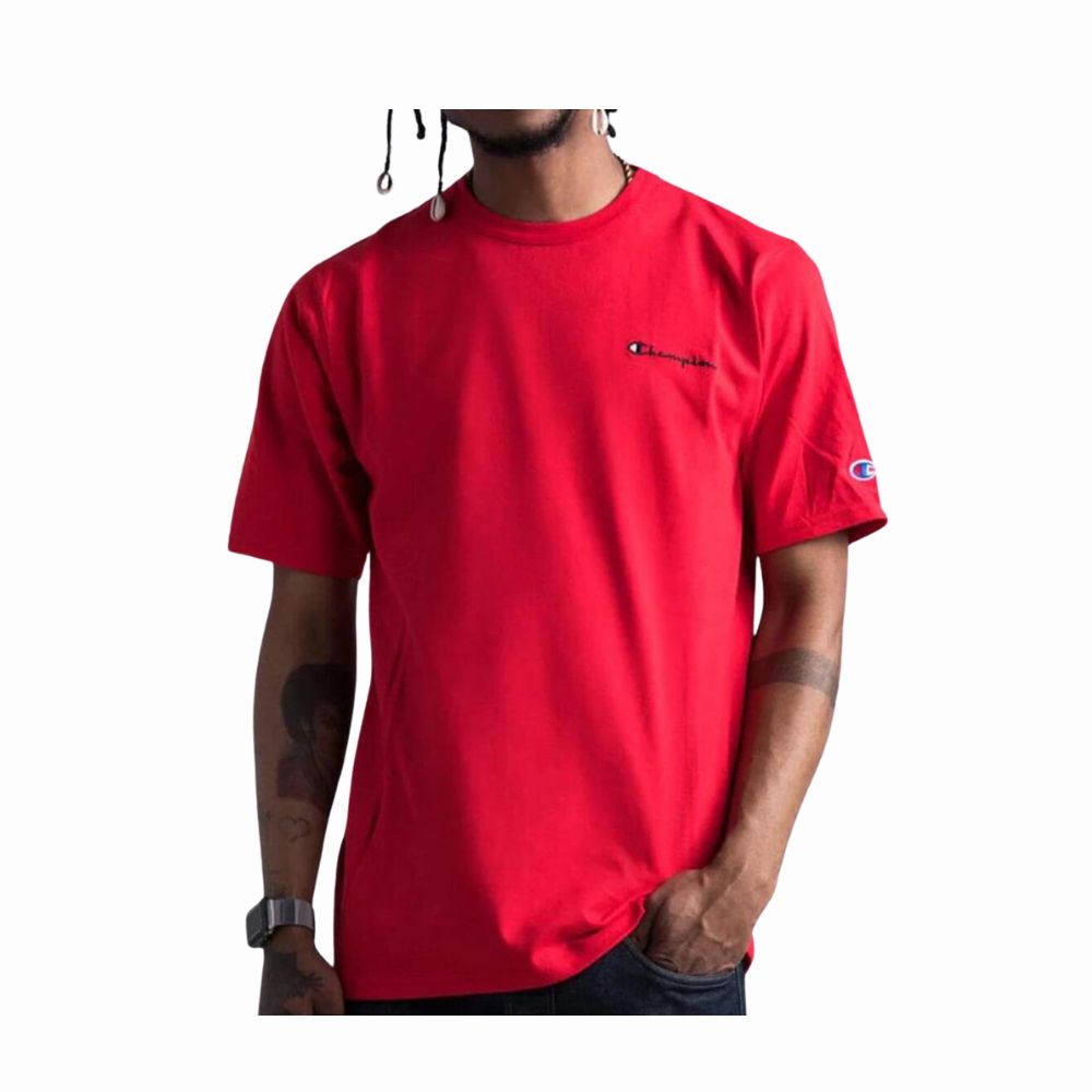 Polera Champion Logo Bordado Scrip